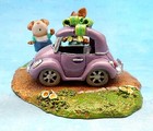 Wee Forest Folk Dream Ride  M-454x  Mouse Expo 2017 Event  Boy And Dad Mouse