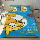 3pcs Chicken For Linda Bedding Sets For Duvet Cover Sets All Season For Kids