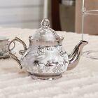 20pc Tea Set Tea Pot 6 Cups Saucers W rack Silver 3 Oz Cup Gift Teapot Coffee