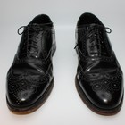 Florsheim Imperial Mens Black Leather Wingtip Oxford Dress Shoes 92329 8 D