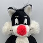 Vintage Warner Bros Looney Tunes 1990 Sylvester Plush Stuffed Animal 17  Large
