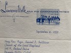 Rare 1959 Signed Letter From Lawrence Welk        champagne Music    Letterhead