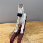 Vtg Primitive Wooden Rocking Horse Decor Hand Painted Farmhouse Folk Art 21in