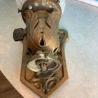 Antique Wall Sconce Art Deco art Nouveau Cast Iron