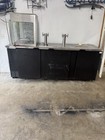 Bevarage Air Commercial Kegerator Draft Beer Cooler 4 Tap Black Stainless Top