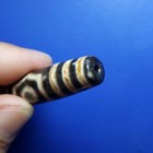 36 Tibetan Bead Old Agate 3 Eyed Ancient Dzi Pure Amulet Necklace Tibet Eyed       