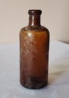 Vintage Brown Pharmacy Medicine Bottle - Marked 868   50 