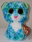 Ty Beanie Boos - Leona The Blue Leopard 6  New Mwmts Plush Stuffed Animal Toy