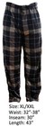 New Mens Flannel Fleece Pajama Pant Lounge Pants Beige Navy Gray Xl xxl