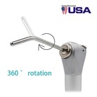 Dental 3 Way Air Water Syringe Triple Spray Handpiece With 2 Nozzles Tips Tubes