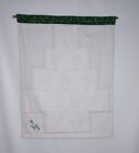 12 Days Of Christmas Counted Cross Stitch Sampler Wall Hanging Handmade