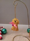    new    Handmade  Poodle Doodle Felt Dog Christmas Ornament