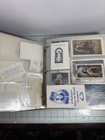 Massive Vtg Catholic Prayer Card Collection 200  Pclot Religious Ephemera Binder