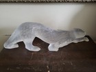 Lalique France Crystal Figurine Frosted Glass Sculpture Zeila Panther Mint 