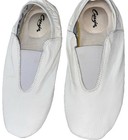 Capezio Agility Em1c Gym Shoe White Leather Us 7m Gymnastics Dance Ballet