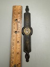 Vintage antique Brass Backplate  Door   Knob Plate  Single  Ornate Hardware