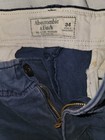 Abercrombie   Fitch Mens Paratrooper Cargo Shorts Size 34 Beige  Vtg Distressed 