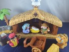 Fisher Price Little People Christmas Nativity Manger Set   Figures Working