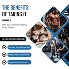Ultra Testosterone Booster For Male - Energy Muscle Growth Strength Desire 60pcs