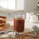Ball  Glass Mason Jars With Lids   Bands  Wide Mouth  Clear  16 Oz  12 Count
