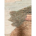 Vintage Textile Wall Hanging Cottage Scene Embroidered Art Wood 3d Tapestry