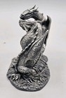 Pewter 3846 Romancing The Dragon Myth   Magic By Mark Locker 3 t   4 l Euc 