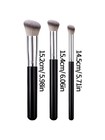 3pcs Pro Foundation Makeup Brush Flat Top Kabuki For Blending Liquid Cream New