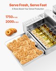 Vevor Commercial Automatic Donuts Making Machine Doughnut Maker 6 Rows 360 Pcs h