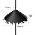19  Wrap Around Squirrel Proof Baffle Bird Feeder Pole Outdoor Bird House Guard