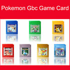 Classic Pokemon For Game Boy Series Nintendo Gbc Gold Silver Blue Red Green 