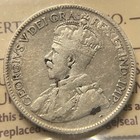 Canada 1927 25 Cents Quarter Silver Coin - Iccs F-15
