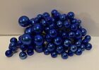 Vintage Lot Of 84 Blue Mercury Glass Christmas Florist Floral Picks Ornaments