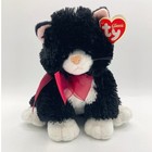 Ty Classic Lexie Cat 2005 Black White Tuxedo Kitty Plush Heart Hang Tag Retired