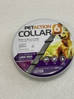 2 Ct Lot  Petaction Adjustable Flea   Tick Collar For Large Dogs 6 Months