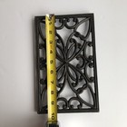 Vintage Cast Iron Footed Trivet 10 X 6 Cottagecore