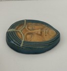Vintage 1920   s Flint Tile Company Head Tile Paperweight 4 5   x3 5   