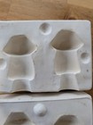 Vintage Ceramic Slip Cast Mold Small Mushrooms 