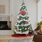 7ft Christmas Tree Premium Artificial Pine Tree With Solid Metal Stand And 1100 
