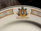 April 1943 O p co  Syracuse China 9     Dinner Plate Fairmont Hotel San Francisco