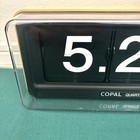 Copal Qg-870 Flip Clock Works Properly Showa 1970 s Retro Vintage Great Quality