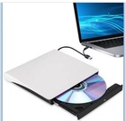 Slim External Cd Dvd Rw Drive Usb 3 0 Writer Burner Player Black For Laptop Pc