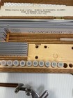 Vintage Wrico Drafting Lettering Set W  Scriber Guide In Wooden Case