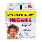 Huggies Snug   Dry Baby Diapers  Size 7  41  Lbs   84 Count