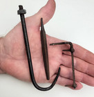 Fur Trade Iron Camp Relics - 3 Pcs  Hook  File  Bracket - Cass Co  Mn Artifacts