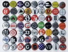 500 Beer Bottle Caps    no Dents       huge Variety   