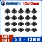 4 3 - 13mm 12x12mm Smd Smt Momentary Tactile Push Button Switch Spst Waterproof