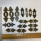 Lot Metal Antique Hardware Keyhole Cover Escutcheon Keyhole Plate 15pcs   7 C5