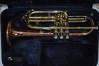 Vintage Conn Director Shooting Stars Coronet With Mouthpiece And Case