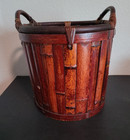 Vintage Japanese Bamboo Basket