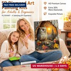 5d Full Round Fall Diamond Painting Kit  Adult Diy Diamond Arts Kits
